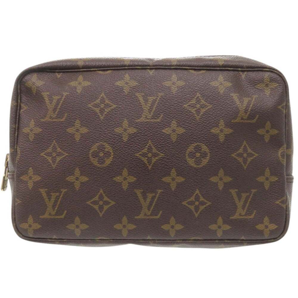LOUIS VUITTON Brown Monogram Pouch